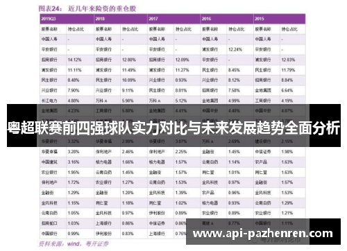 粤超联赛前四强球队实力对比与未来发展趋势全面分析